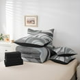 thumbnail image 5 of Feelyou Vintage Art Circle Bedding Comforter Set 7 Pieces for Kids, Abstract Geometric Full Bedding Set, Retro Minimalism Reversible Fitted Sheet Flat Sheet, Ultra Soft Home Decor, 5 of 7