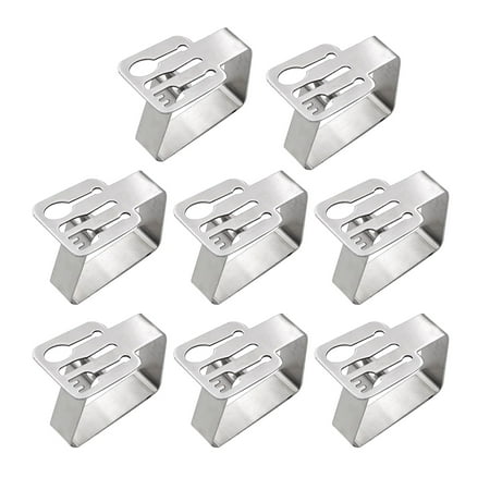 

Ekeka New Arrivals 8pcs/pack For Outdoor Tables Clamp Party Tablecloth Clip Wedding Stainless Steel