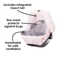 thumbnail image 4 of Diono Infant Car Seat Cover, Universal Weather Protection for Baby, Pink, 4 of 8