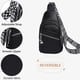 thumbnail image 4 of Bolso bandolera para mujer, bolso bandolera para mujer, bolso cruzado, bolso de pecho para mujer, bolso de cintura, correa ajustable para viajes y uso diario, 30*19*7cm, 4 of 7