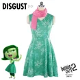 thumbnail image 4 of Disfraz de Cosplay de Inside Out Disgust Joy para mujer, traje de uniforme de vestido, juego de rol de fiesta de Carnaval de Halloween, conjunto completo para adultos y niños, Cos, 4 of 5