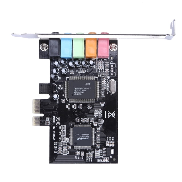 Tarjeta de sonido digital jixopn PCI Express x1 PCI-E 5.1ch CMI8738 Chipset Audio