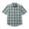 Wolverine Mortar Short Sleeve Shirt Men Onyx Plaid