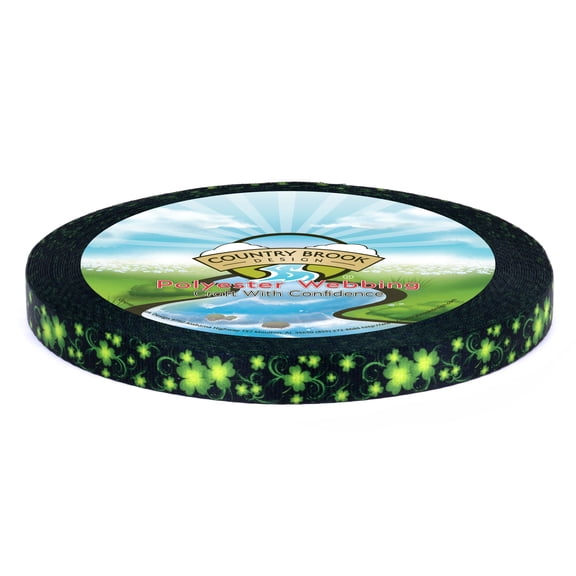 Country Brook Design® Clovers in The Wind Lite Tape (1/2 Inch, 10 Yards)