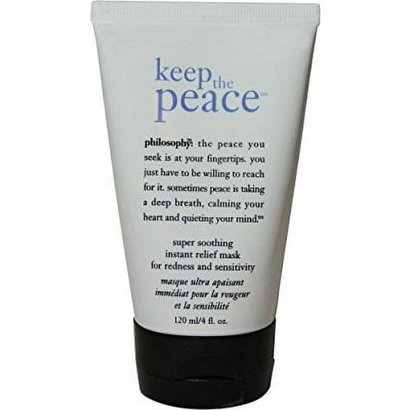 philosophy keep the peace super soothing instant relief mask for redness and sensitivity, 4-ounce