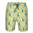 thumbnail image 3 of Pofeuu Blue Rabbit Prin Men's Swim Trunks Quick Dry Bathing Suit Swimming Board Shorts Mesh Lining Beach Swimwear-XX-Large, 3 of 6