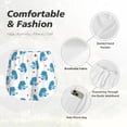 thumbnail image 4 of Yiaed Cartoon Poodle Dog Print Women's Running Shorts with Liner 3 Zipper Pockets Elastic Workout Athletic Gym Yoga Shorts-Medium, 4 of 7