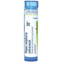 Boiron Hepar Sulphuris Calcareum 9C, Homeopathic Medicine for Painful And Hoarse Dry Cough Worsened By Cold Weather, 80 Pellets