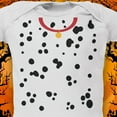 thumbnail image 4 of Halloween Dalmatian Puppy Costume Soft Baby One Piece White 0-3 M, 4 of 6