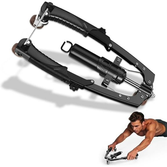 Mymus CoreFlex Twister Pro, All-in-One Adjustable Hydraulic Arm Exerciser Twister Bar, Chest Expander and Forearm Strengthener, ABS and Upper Body Fitness Equipment for Home Gym Workout