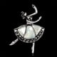 thumbnail image 5 of Broche de aleación de moda, broche con forma de chica de Ballet encantadora, Pin, accesorio de joyería para mujer (AG115-B), 5 of 6