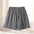 thumbnail image 5 of UAMVSH Big and Tall Shorts for Men Quick Dry Basketball Workout Shorts Lightweight Drawstring Elastic Waist Casual Shorts, 5 of 5