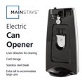 thumbnail image 4 of Mainstays Can Opener and Knife Sharpener, Bottle Opener with Removable Cutting Lever,with Stainless steel blade,Black, 4 of 11
