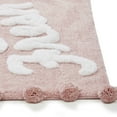 thumbnail image 4 of VCNY Home So Fresh Pom Pom Typography Blush Polyester Bath Rug, 20" x 32", 4 of 5