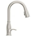 thumbnail image 4 of Pfister F-529-7RSSRB Rosslyn 1.8 GPM Single Hole Pull Down Kitchen Faucet - Black, 4 of 7