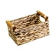 thumbnail image 3 of Cesta de almacenamiento tejida a mano, cesta de picnic rectangular, resistente, versátil, sin tapa Pequeño, 3 of 9
