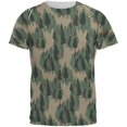 thumbnail image 1 of Sasquatch Bigfoot Camo Repeat Pattern All Over Mens T Shirt, 1 of 2