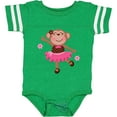 thumbnail image 3 of Inktastic Ballerina Dance Monkey Girls Baby Bodysuit, 3 of 5