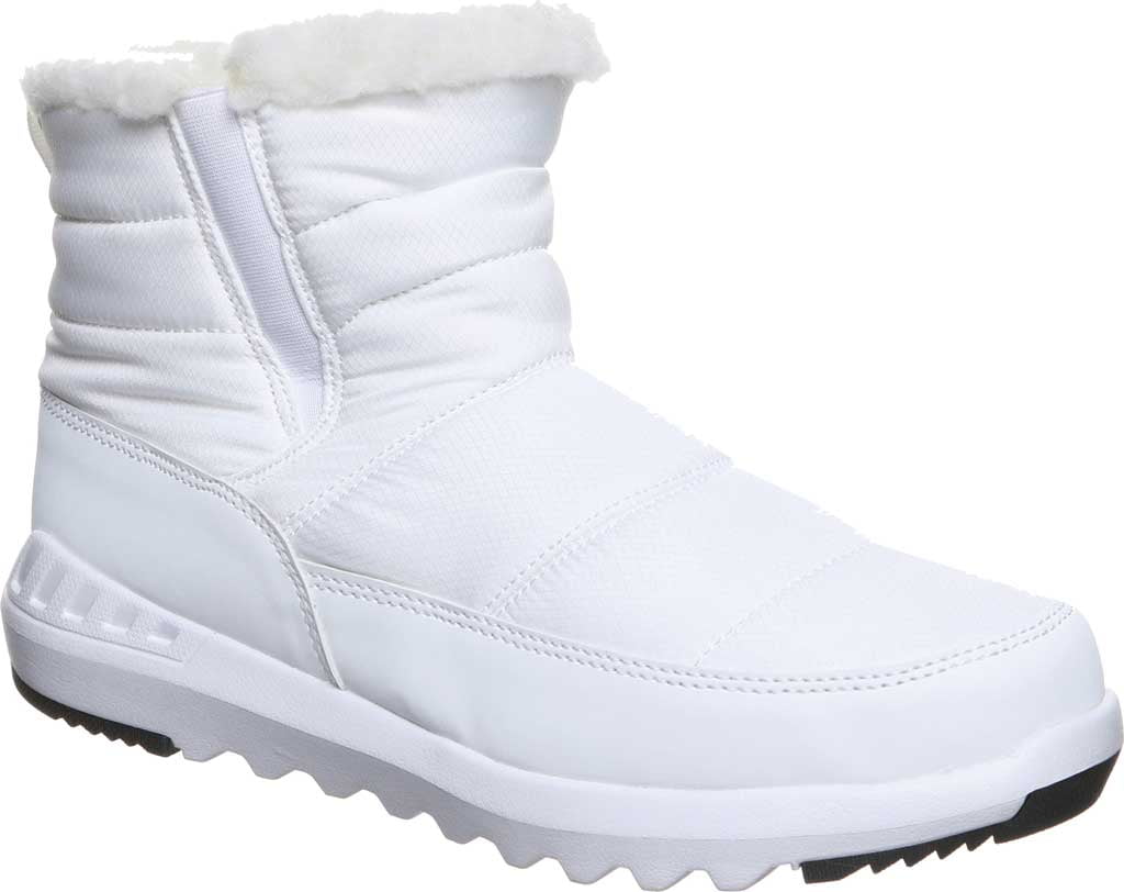 Women's Bearpaw Puffy Quilted Ankle Bootie White Nylon 10 M - Walmart.com