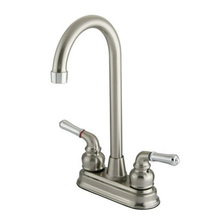 UPC 663370000560 product image for Kingston Brass KB49 Magellan Centerset Bar Faucet with Metal Lever Handles | upcitemdb.com