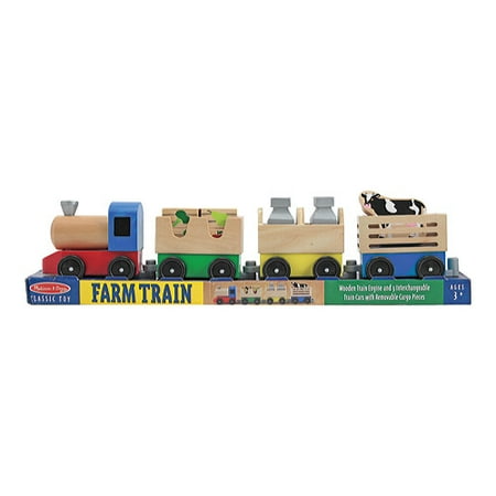 - Children's Melissa & Doug Wooden Farm Train 21