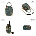 thumbnail image 3 of FORMRS Crossbody Bag for Women Quilted Travel Shoulder Cell Phone Purse with Chain Strap Handbag, Floral Christmas, 3 of 7