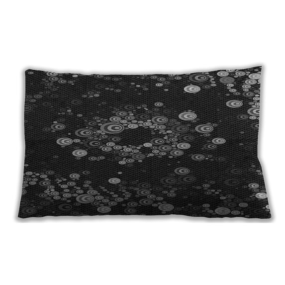 Ahgly Company Outdoor Rectangular Contemporary Lumbar Throw Pillow, 13 inch by 19 inch