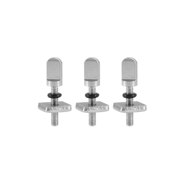 Toystoory Tornillo de tabla de surf de acero inoxidable, tornillos profesionales resistentes antioxidantes, tornillos de repuesto para tabla Deportes acuáticos 3 PIEZAS