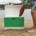 thumbnail image 2 of FSE Retro Metal Cooler, 80 Can/54 Qt. Capacity, Hard-Sided, Two Tone, Holds Up to 80 Beverage Cans, Metal Construction with Plastic Lining, 2 of 6