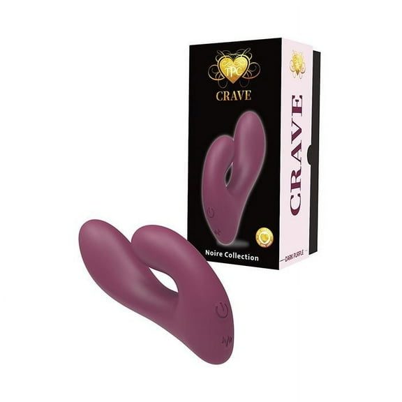 The Pleasure Company Crave Multi-Function Rabbit Vibrator, Purple