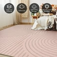 thumbnail image 4 of Boho Area Rug x Machine Washable Rugs for Living Room Non Slip Soft Carpet Geometric Jacquard Textu Carpet for Bedroom Dining Room Nursery Office Living Room Rug -, 4 of 6
