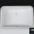 thumbnail image 3 of Wells Sinkware RTU2115-7B 21 in. Rectangular Undermount Single Bowl Bathroom Sink in Bisque, 3 of 3
