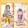thumbnail image 3 of Guitarra Eléctrica Con Piano, Juguete Didáctico, Para Niños, 3 of 5