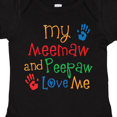 thumbnail image 4 of Inktastic Meemaw and Peepaw Love Me Boys or Girls Baby Bodysuit, 4 of 5