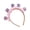 2, variant on Toddler Pleated Lace Lollipop Shape Headband Amusement Park Children Day Party Festival Hair Hoop for Couple Headpiece
