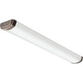thumbnail image 3 of Lithonia Lighting  FMLCRSLS NCrest 4 ft. Brushed Nickel LED Linear Flush Mount Fixture with Selectable Color Temperature, 3 of 7