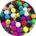 thumbnail image 6 of LingStar 40pcs 12mm Colorful Bayberry Beads Round Loose Spacer Beads For Jewelry Making Diy Material, 6 of 8