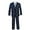 Charcoal, variant on B-One Kids Boys' Formal Slim Fit Suit 5 Piece Set includes Suit Jacket, Dress Pants, White Dress Shirt, Matching Suit Vest and Clip-on Tie for Toddlers, Little Boys, and Big Kids