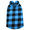 Blue, variant on Kuoser Classic Plaid Dog Fleece Vest, Soft Stretch Sweater for Dogs, Red, XS