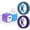 Purple & Blue, variant on 2 Pack Type C Charging Block with 6FT Charging Cable, Charger Block Wall Adapter Plug Brick Phone Chargers Compatible with iPhone, Samsung, Android Phones, Purple & Blue