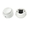 thumbnail image 2 of 30mm Mounting Hole Momentary Game Push Button Switch  for Arcade Video Games White, 6pcs, 2 of 5