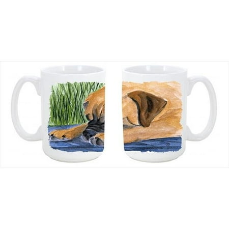 

Bullmastiff Dishwasher Safe Microwavable Ceramic Coffee Mug 15 oz.