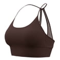 thumbnail image 2 of Lopecy-Sta Sports Bra for Women Keyhole T-Back Seamless Light to Medium Support Yoga Top Removable Padded Workout Bra, 2 of 7