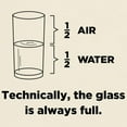 thumbnail image 3 of CafePress - Technically, The Glass Is Always Full T Shirt - Light T-Shirt - CP, 3 of 4