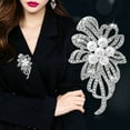 thumbnail image 1 of Broche Ramo Accesorios Ropa Mujer Negocios Broche De Diamantes De Imitación Broche Broches De Flores para Mujer Rojo Verde, 1 of 5
