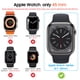 thumbnail image 2 of Funda protectora de pantalla de privacidad Suoman, paquete de 3 unidades, para Apple Watch Series 9/8/7, 45 mm, 2 of 7