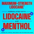 thumbnail image 6 of Icy Hot Lidocaine Pain Relief Cream, Numb Aggravated Nerves With Max Strength Lidocaine 4% and Menthol 1%, Fast-Acting Pain Relief for Minor Pain, Backaches, Sprains and Strains, 2.7 oz, 6 of 11