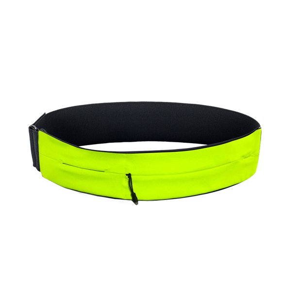 Cinturón para correr maratón, montañismo, velcro, bolsa para teléfono móvil, cremallera invisible, riñonera deportiva multifuncional