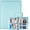 Mint Blue, variant on Photo card binder with 30 4-pocket card pages, 6 circular binders, A5 binder card collection book with 240 card slots