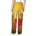 thumbnail image 3 of Sigee Rose Psychedelic Print Women's Soft Pajama Pants - Breathable and Comfortable Lounge Sleep Bottoms with Elastic Waistband and Pockets-X-Large, 3 of 9